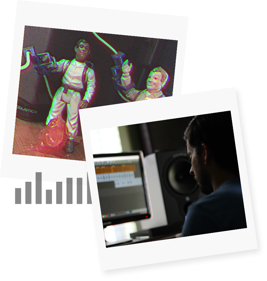 Justin in the studio